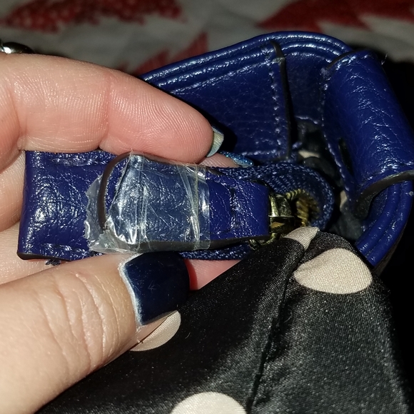 PURPLE/NAVY Anne Klein purse - Picture 4 of 6